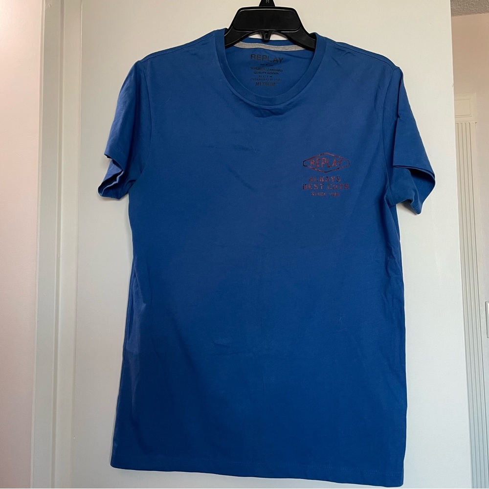 Replay men’s blue t-shirt